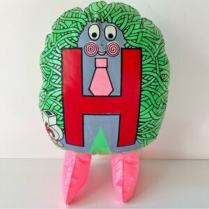 Vintage 1971 The Letter People Inflatable Alphabet 13” Mr H